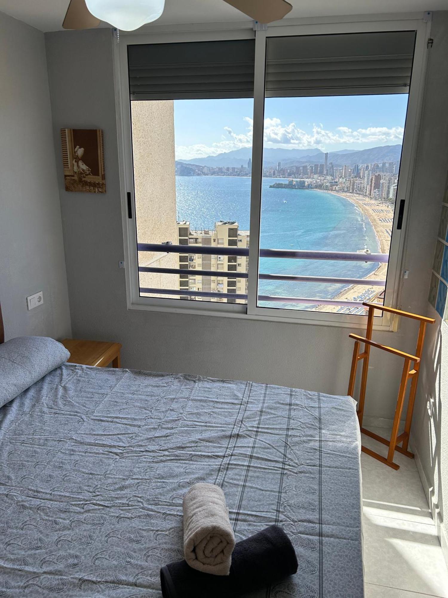Apartamento Con Preciosas Vistas Y Piscina 貝尼多姆 外观 照片